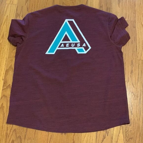 American Eagle purple/Burgundy tee shirt - Picture 5 of 7